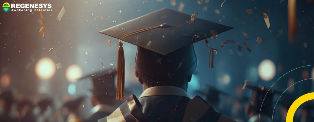 A graduation cap, symbolizing the attainment of an MBA degree