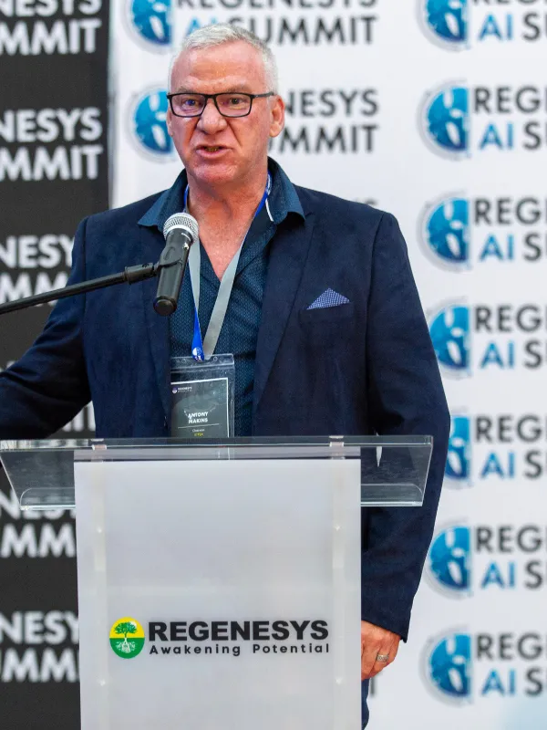 Antony Makins at the Regenesys AI Summit