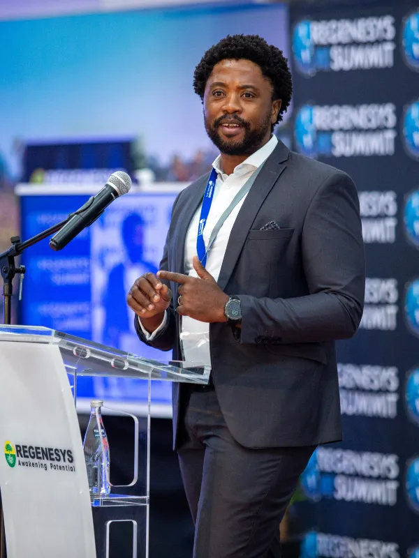 Ayanda Ngcebetsha at the Regenesys AI Summit