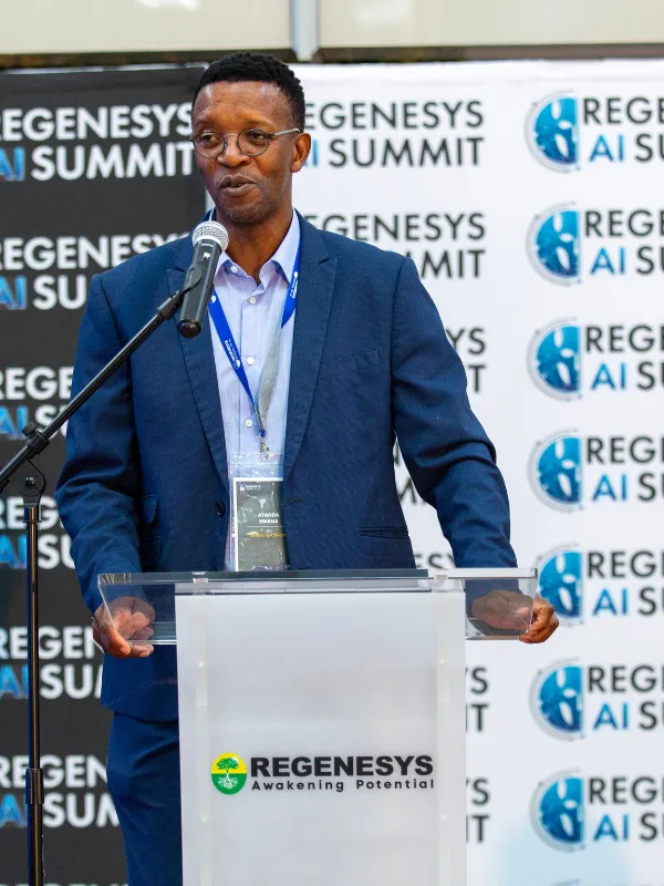 Ayanda Swana at the Regenesys AI Summit
